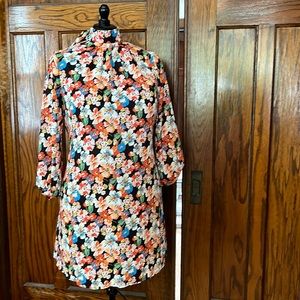 Floral long sleeve dress